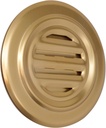 CRL Bright Gold Anodized Finish Aluminum No-Draft Speak-Thru