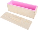 1set Multipurpose Wooden Storage Box for Items Bread Box Creative Soap Wrapping Design for Home Decor Presentation