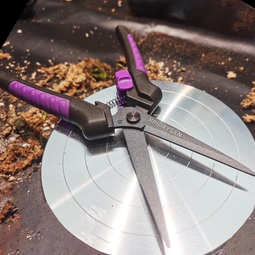 [BRSROZAEPIDW2CTZ] Buds Leaf Stem Fruit Flower Garden Scissors Non-stick Resin Resist Blade 8.58" Precision Micro-Tip Pruning Shears Bigger Grip Pruner Snips Effort-saving Ergonomical Gardening Trimming Scissors