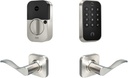 Yale Assure Lock 2 Keypad with Bluetooth and Norwood Lever in Satin Nickel