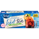 Tetley Black Tea, Decaffeinated Iced Tea Blend, Family Size, 24 Teabags (Pack of 6) - Packaging May Vary
