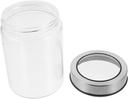 Garneck 1pc Multi-functional Kitchen Food Storage Jar Airtight Canister Lid for Snacks Rice Cereal and More Design