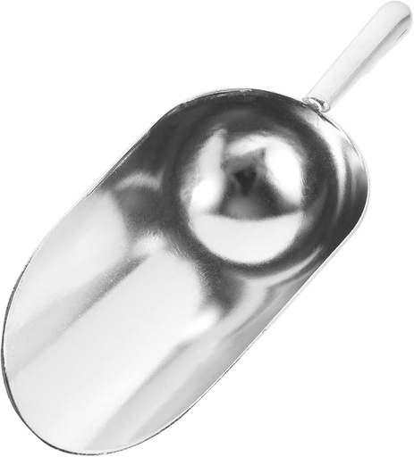 [BRSREZYYC4PBSHTF] Large Zinc Alloy Food Shovel Ergonomic Ice and Flour Scoop for Kitchen Use Comfortable Grip Multi-Purpose Cooking Utensil for Rice Tea and More