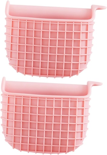 [BRSREHYNPN7QMGQ7] 2PCS Heat Resistant Silicone Gloves Light Pink Microwave Oven Mitts Thermal Insulation Scald Kitchen Hand Clips Scratch Resistant Cooking Accessories