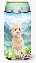 Caroline's Treasures CK1984TBC Mountian Flowers Goldendoodle Tall Boy Hugger Can Cooler Sleeve Hugger Machine Washable Drink Sleeve Hugger Collapsible Insulator Beverage Insulated Holder