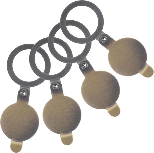 [BRSREYL6CAHAOE3L] STOBOK 4pcs Door Peephole Privacy Cover for Apartment Door Viewer Lid Security Protector Easy to Install