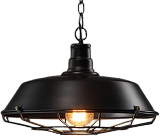 [BRSROFQNCAHBG2Q3] Classic Vintage Pendant Light Mid-Century Industrial Hanging Pendant Lights Barn Hanging Light Adjustable Rustic Chandeliers Light with Adjustable Chain for Restaurant, Coffee Bar