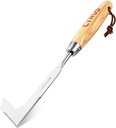 CYRUS Crack Weeder,Weed Puller Tool,13.6”Stainless Steel Weeder,Hand Weeder Hook for Lawn Garden Patio Deck