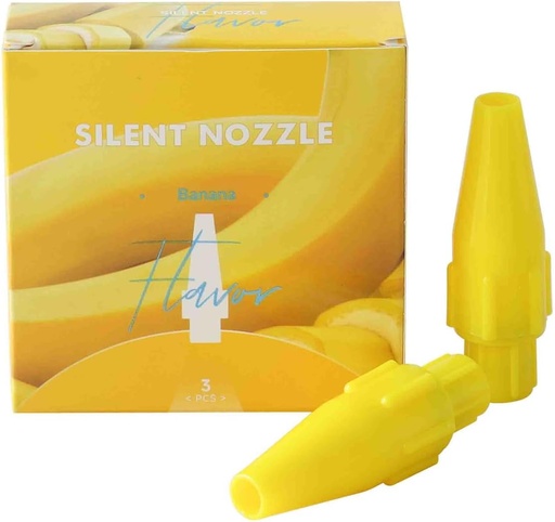 [BRSRAYYYDFYW22DV] Banana Flavor Nozzle Silent Plastic Dispenser(3 Packs)