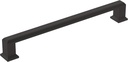 Amerock | Cabinet Pull | Matte Black | 7-9/16 inch (192 mm) Center-to-Center | Appoint | 1 Pack | Drawer Pull | Cabinet Handle | Cabinet Hardware