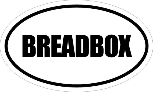 [BRSWGGT2BEMQ2AIZ] BREADBOX 6" Magnet of Oval Euro Style Design