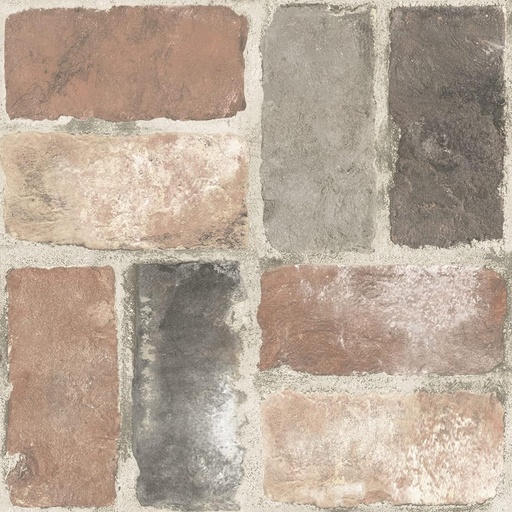 [BRSW2BD7CEFROHLL] FloorPops Harvard Brick Red Peel & Stick Floor Tiles