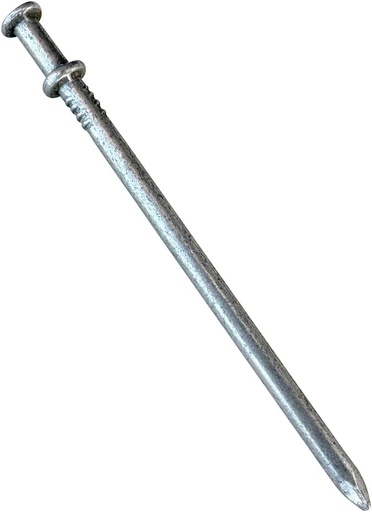 [BRSROBA2AV5B6ETJ] Sandbaggy 16d Duplex Nails (3.5" Long) - Temporary Construction, Concrete Forms, Scaffolding - 8 Gauge Steel - Smooth Shank, Flat Head - Removable/Reusable (6000)