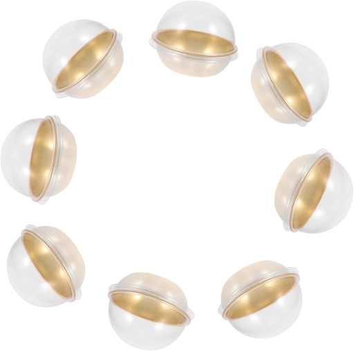 [BRSRAGA7AACQEYDV] Unomor Moon Cake Egg Yolk Paste Packing Case 50pcs Plastic Dome Boxes for Mini Cakes Party Favor Boxes