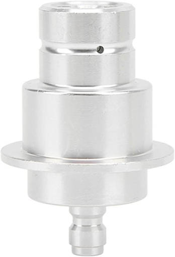 [BRSREYYLOQGRGCLJ] CO2 Adapter, Aluminum Alloy 0.3in Quick Disconnection, Wear Soda Adapter with High Hardness for Soda Machine, for Quick Connect Machines (Silver)