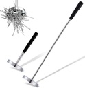 2 Pack Telescoping Magnetic Sweeper Pickup Tool, Screws Parts Finder with 35LB Pull Capacity, Retractable 8.6" to 33" with Strong Magnet, Pick up Nails, Screws