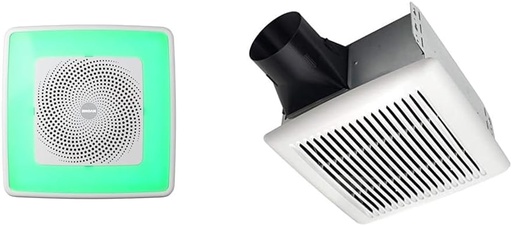 [BRSROBQEAB5RA2DF] Broan-NuTone SPK110RGBL ChromaComfort Bathroom Exhaust Fan with Sensonic Bluetooth Speaker & AE110 Invent Flex Energy Star Qualified Single-Speed Ventilation Fan, 110 CFM 1.0 Sones