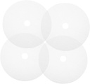 OUNONA 4Pcs Round Non-Stick Silicone Dehydrator Sheets for Fruit and Jerky Food Dryer Liner Easy to Dehydrators