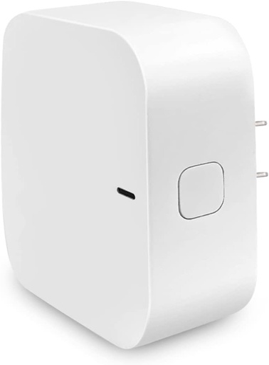 [BRSRAAYRAUMB6D3A] Smart Lever Lock G2 Gateway, 2.4Ghz WiFi TUYA APP Remote Control, Work with Keyless Entry Bluetooth Indoor Handle, Suitable for Fingerprint Door Knob with Keypad