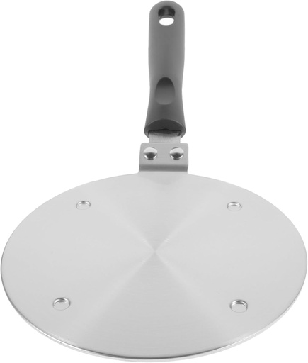 [BRSRAGABAQPB423Z] Stainless Steel Heat Diffuser Plate for Induction Cooktops Removable Handle Kitchen Cooking Adapter for Pots Efficient Heat Distribution