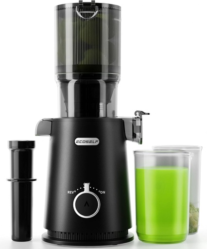 [BRSREGLQC4OQYE35] Juicer Machines Easy to Clean, with Wide Mouth & Large Feed Chute, Cold Press Juicer For Whole Fruits & Vegetables, Slow Masticating Self Feeding for Juice Extractor Machine, High Juice Yield
