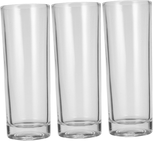 [BRSRAGDQDECWO237] 3pcs Glass Cups Coffee Mugs Water Glasses Barware Drinking Glasses for Home Restaurant Hotel Bar Shop Dining