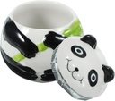PRETYZOOM Panda Cookie Jar Storage Supply Tea Canister Lid Seal Canister Protective Candy Jar
