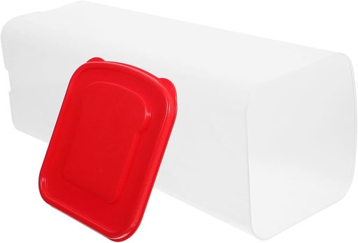 [BRSREZYHDJ6QADLF] PRETYZOOM Bread Box for Fresh Bread Storage Portable Container Elegant Design for Kitchen Pantry Use