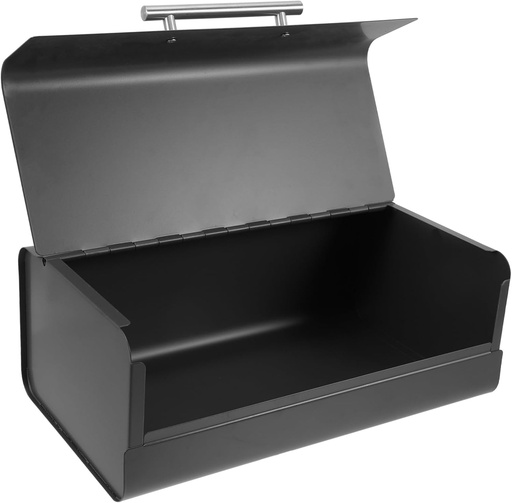 [BRSREZTQOINWOAD2] Iron Bread Storage Box Large Bread Bin Roll Top Kitchen Accessories Snacks Fruits