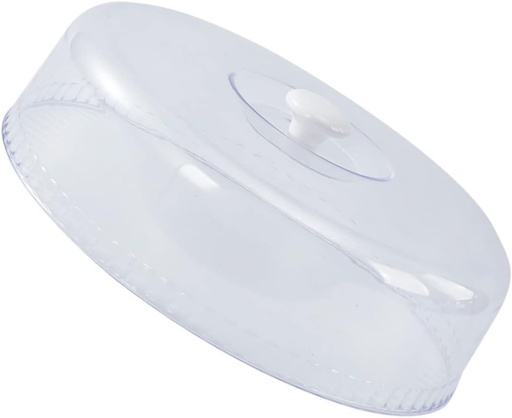 [BRSREFD2CMGWOETD] VOSAREA Microwave Food Cover Heat Resistant Round Cake Carrier Lid Fresh Keeping Bowl Cover Kitchen Gadget Food Preservation