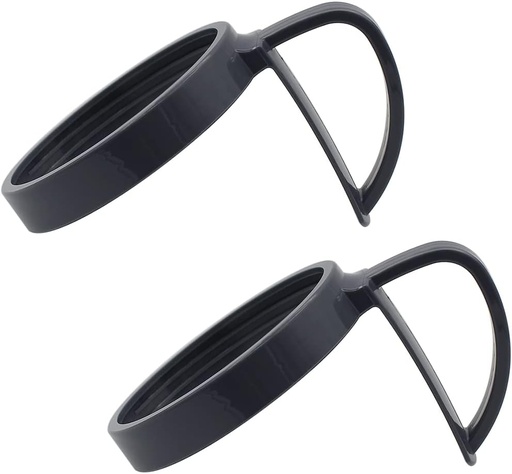 [BRSWGAI5C57RME36] Anbige Replacement Parts cup ring,Compatible with Nutribullet 600w & 900W Blender Juicer (2 Cup Ring with Handle)