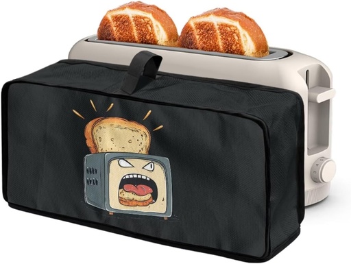 [BRSREHYQAUPWA3DZ] Toaster Cover 2 Slice Funny Toaster Bread Machine Accessories, Keep Kitchen Small Appliance Clean