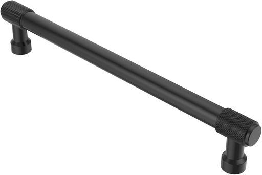 [BRSROHYBAVYWGGT6] Alzassbg 6 Pack Matt Black Cabinet Pulls, 7 Inch(177.8mm) Hole Centers Knurled Kitchen Cabinet Handles for Cabinets and Drawers AL3017MB