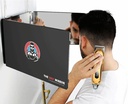 The 360 Mirror - 3 Way Mirror for Self Hair Cutting - Adjustable Trifold Barber Miror to Cut Your Own Hair - Tri Fold Self Haircut System for Men and Women Braiding - Three Sided Miror for Haircuts