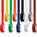 Romeda 9 Pack Coloured Electrical Tape, Electrical Tape Colours Water, Sun, and Oil Resistant, Suitable for Most Domestic, Commercial, and Industrial environments.