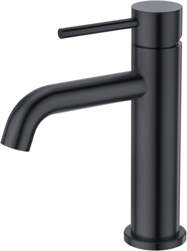 [BRSRAGQPC4JR6YIY] Black Cold Water Only Bathroom Sink Faucet,Single Handle Faucet for Washing Room、RV、Vanity.304 Stainless Steel,Suitable for 1 Hole 3 Holes(Deck Plate Included)