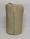 Beige Quilted Food Processor Cover