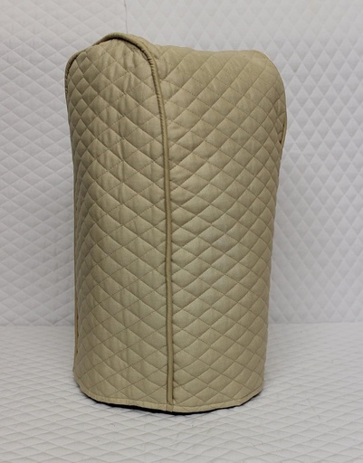 [BRSWGEI6DIMWEDL3] Beige Quilted Food Processor Cover