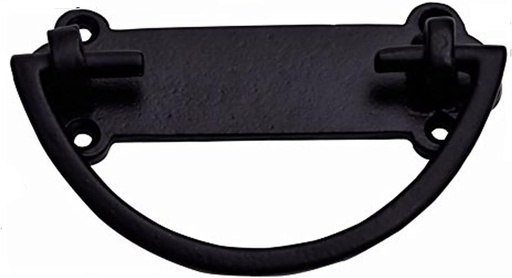 [BRSWGCQFDINGGH3J] Perilla Home Black Metal Long Pull Handle Set of 2 Decorative Door Gates Garages Barns Sheds Closets Sliding Door for Pulls (Lifter)
