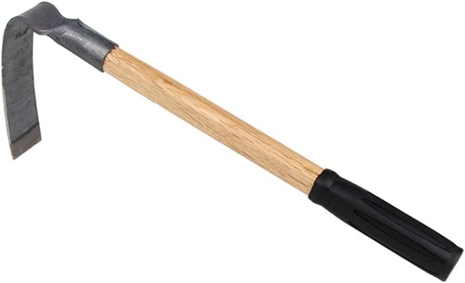 [BRSREZTRDICRE33V] Mikikit Garden Hoe Metal Hoeing Hand Tool Small Hoe Wooden Handle Weeding Tool for Gardening Garden Hoeing Accessories Outdoor Farming