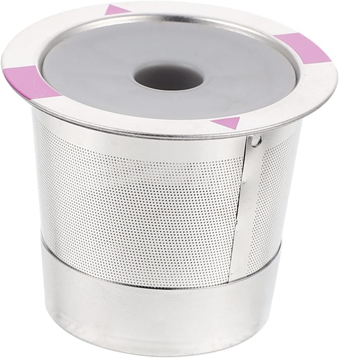 [BRSRAGA3CQJQK3Q3] Refillable Stainless Steel Coffee Pod Capsules with Mesh Filter Reusable Coffee Strainer Compact Design for Easy Brewing Compatible with Original Machine