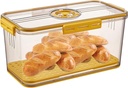 Airtight Bread Box, Durable Bread Storage Container for Counter, Yellow