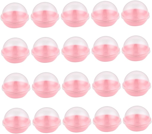 [BRSREZY6PMGQI23V] Cabilock 50Pcs Plastic Dome Moon Cake Box Individual Dessert Packaging for Mid-Autumn Festival Food-Grade Container for Bakery Treats for Macarons and Party Favors