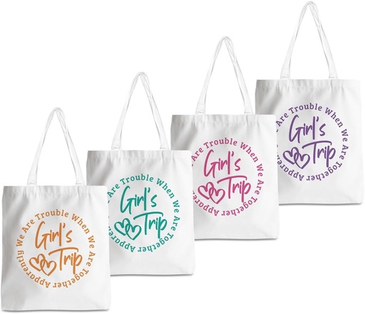 [BRSRA234PIIR63LA] Friend Trip Gifts Favors 2026, Sister Weekend Gifts Tote Bag Goodie Gift, Bestie Gift Vacation Weekend Bag Friendship