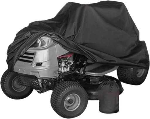[BRSREHYDDJ5RMC32] Lawn Mower Cover Oxford Cloth Black Car Coat Garden Tractor Cover with Portable Storage Bag Protection for Home Use for Outside Storage