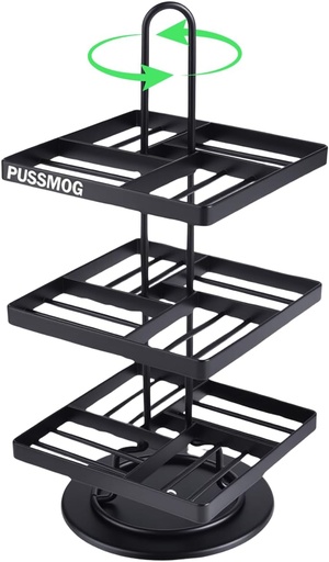 [BRSREZ32OUBRU233] 12 Flavor Pod Holder for Ninja Thirsti Pods , 360° Rotating Storage Rack for Ninja Thirsties Drink System,Flavor Pods Storage Holder Fits for Ninja Thirsti Soda Maker WC2002