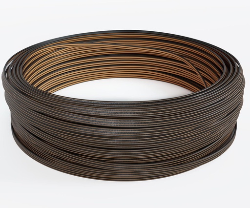 [BRSW2FAPBYOQKD35] Gradient Dark Brown Wicker Repair Material Fix Kit Rattan Plastic Vinyl Material for Patio Furniture Chair, Sofa, Table Repair Replacement (1.1 LBS)