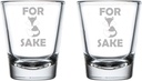 MIP Set of 2 Shot Glasses 1.75oz Shot Glass For Fox Sake