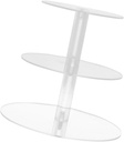 Sturdy Acrylic Cake Display Stand Triple Tier Cake and Cupcake Holder Perfect for Parties Weddings Birthdays