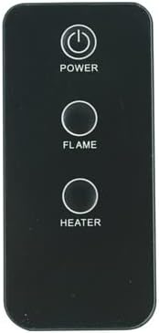 [BRSROYYTA4CWKEQZ] Remote Control for Twin-Star 23EF020GRA 28EF020GRA 33EF020GRA 23EF010GRA 28EF010GRA 33EF010GRA DFS-760-1 Electric Fireplace Infrared Quartz Space Heater